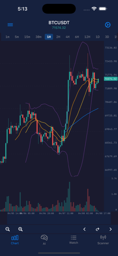 MrNav main chart view